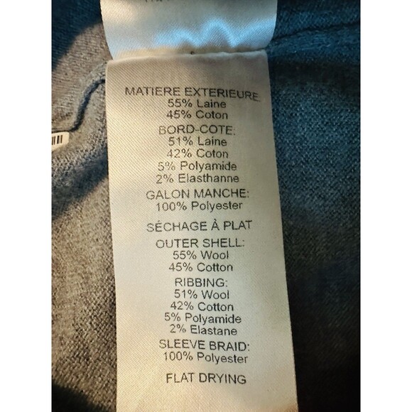 *RARE* See By Chloe Lacy Knit V-Neck Dapple Gray Sweater Women's LARGE‎ - Picture 11 of 14